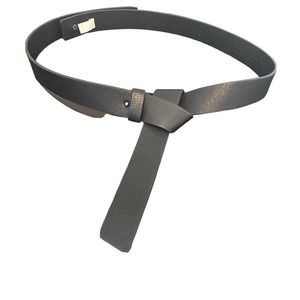 Vintage Express Black Knotted Dress Belt Size M/L